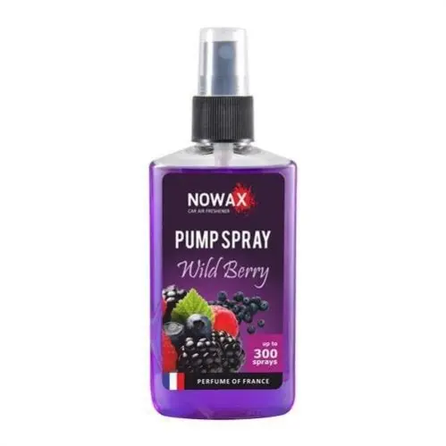 Ароматизатор повітря спрей Pump Spray 75ml - WILDBERRY Nowax NOWAX NX07514 (фото 1)