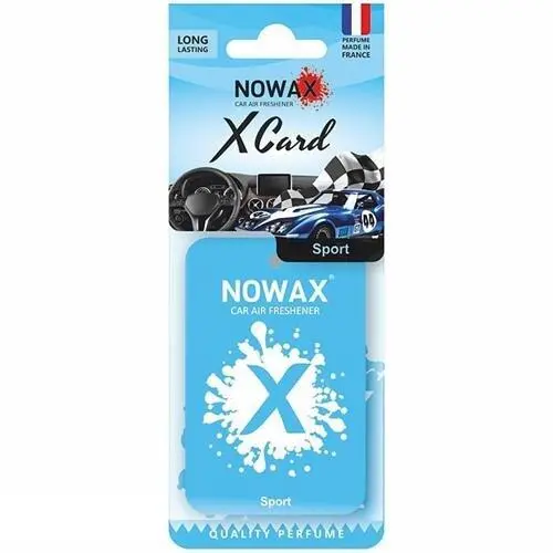 Автомобільний ароматизатор повітря серія X CARD - Sport NOWAX NX07532 (фото 1)
