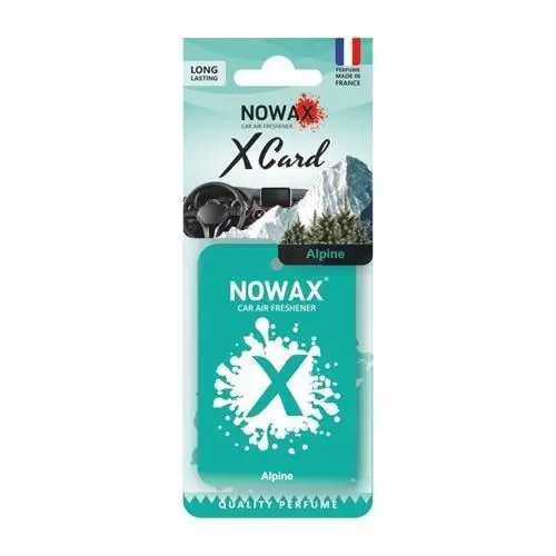 Автомобільний ароматизатор повітря серія X CARD - Alpine NOWAX NX07533 (фото 1)