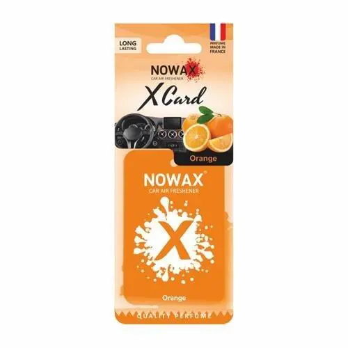 Ароматизатор серія _X CARD_ - Orange NOWAX NX07535 (фото 1)