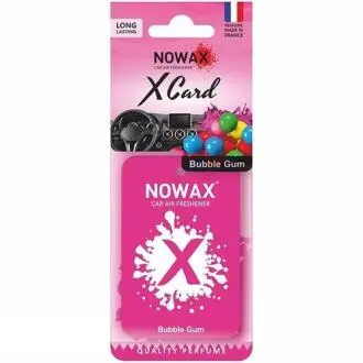Автомобільний ароматизатор повітря серія X CARD - Bubble Gum NOWAX NX07540
