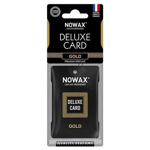 Ароматизатор целюлозний 6гр Deluxe Card Gold Nowax NOWAX NX07731 (фото 1)