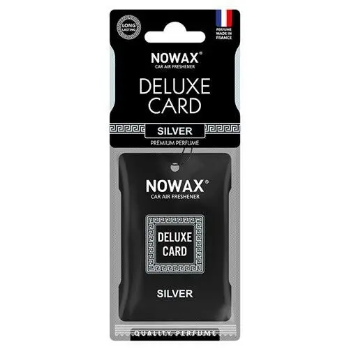 Ароматизатор целюлозний 6гр Deluxe Card Silver Nowax NOWAX NX07732 (фото 1)