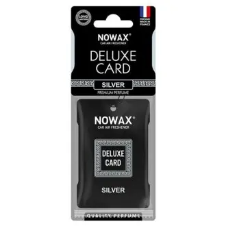 Ароматизатор целюлозний 6гр Deluxe Card Silver Nowax NOWAX NX07732