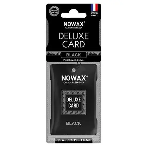 Ароматизатор целюлозний 6гр Deluxe Card Black Nowax NOWAX NX07733 (фото 1)