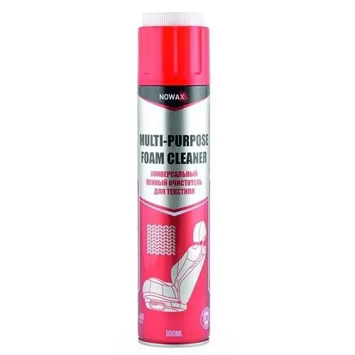 Пінний очисник текстилю, MULTI-PURPOSE FOAM CLEANER,650ml. NOWAX NX65000 (фото 1)
