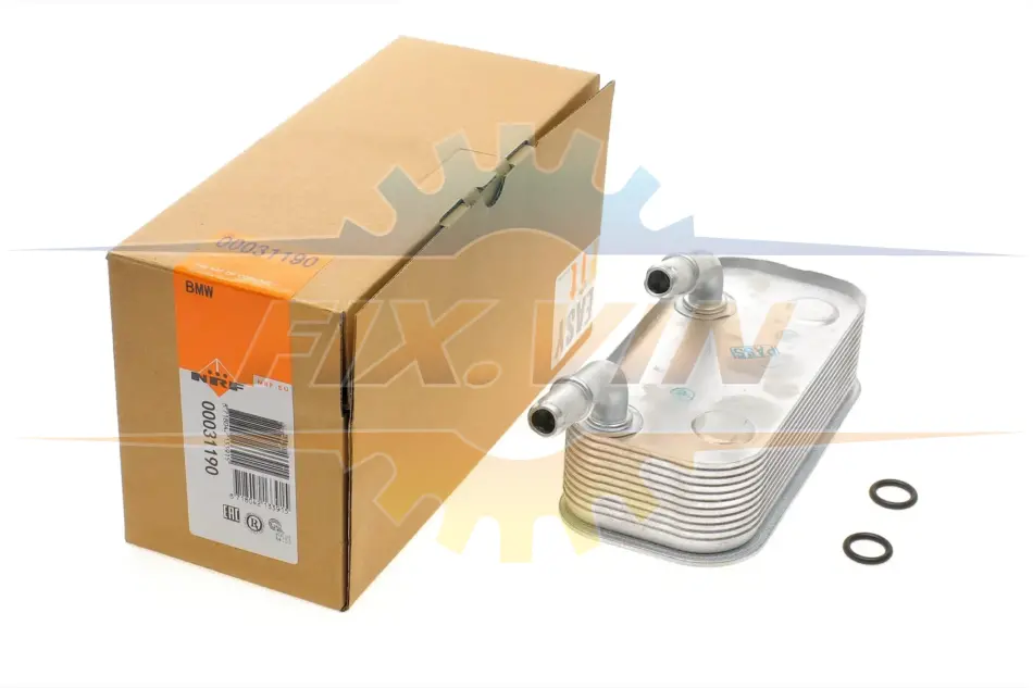 Радіатор масляний BMW 3 (E46)/X3 (E83) 1.6-3.2 98-10 (теплообмінник) (АКПП) NRF 31190 (фото 1)
