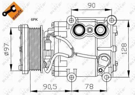 Компресор NRF 32199