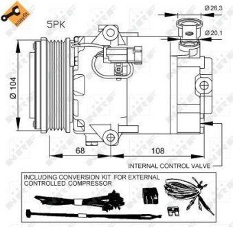 Компресор NRF 32429