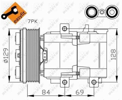 Компресор NRF 32447