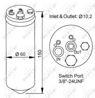 Осушувач кондиціонера Nissan Almera/Primera/Micra 1.0-2.0 92-01 NRF 33137