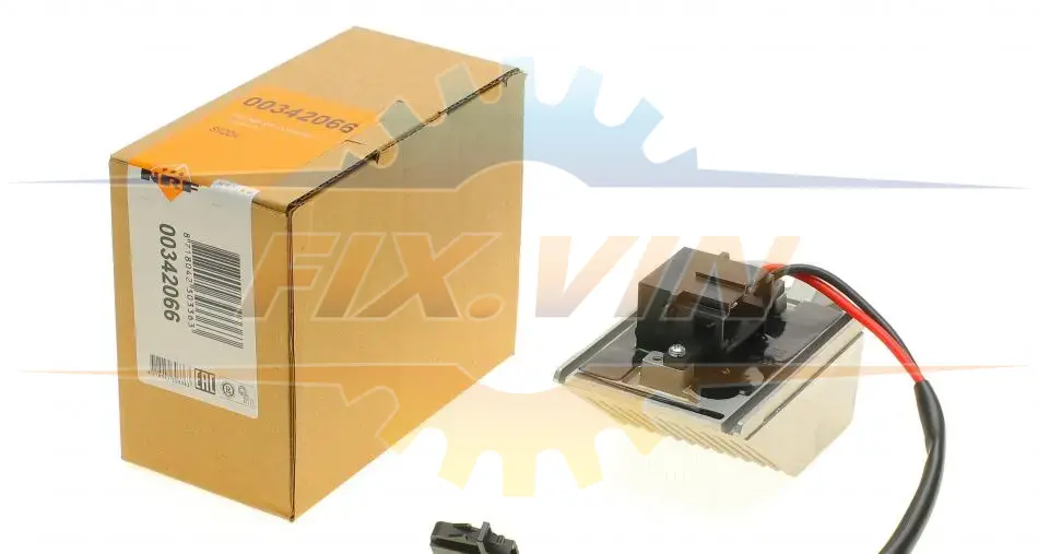Резистор вентилятора пічки VW Polo 01-12/Skoda Fabia 06-14 NRF 342066 (фото 1)