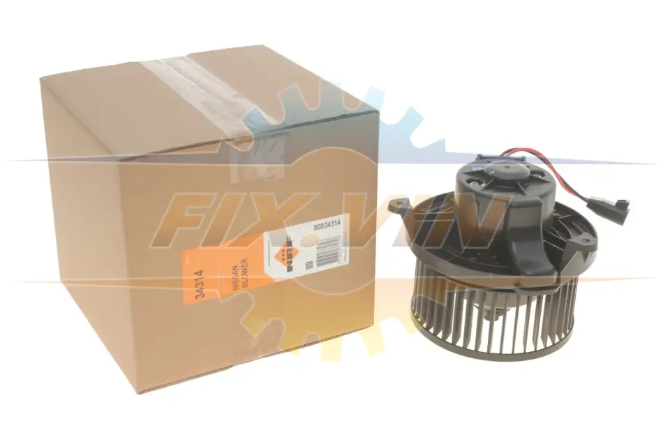 Вентилятор обігрівача NISSAN Navara 2.5D 06- (вир-во) NRF 34314 (фото 1)
