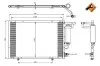 Конденсатор кондиционера FORD Fiesta 09- (пр-во) NRF 350395 (фото 1)