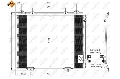 Конденсатор, кондиционер NRF 35228