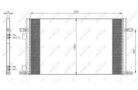 Конденсатор, кондиционер NRF 35298
