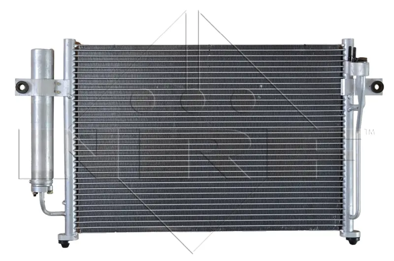 Радіатор кондиціонера (з осушувачем) Hyundai Getz 1.1-1.6 02-10 NRF 35475 (фото 1)