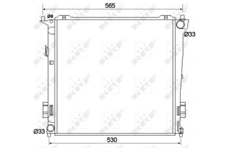 Радіатор охолодження NRF 53109
