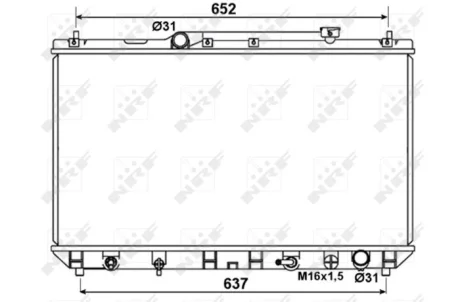 Теплообменник NRF 53374