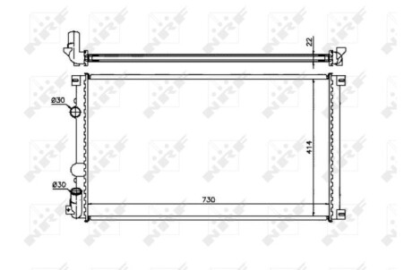 Радіатор NRF 58321