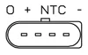 Датчик тиску у впускному колекторі (4 pin) AUDI A1, A2, A3, A4 B6, A4 B7, A6 ALLROAD C6, A6 C6, A8 D3 FORD GALAXY I SEAT ALHAMBRA, ALTEA, ALTEA XL, CORDOBA, IBIZA III, IBIZA IV 1.2-5.0 03.95-07.18 NTK 91742 (фото 2)