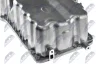 Піддон, масляний картера двигуна VAG 2.0 TFSi +Sensor Hole (вир-во) NTY BMO-VW-041 (фото 6)