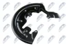 Защита диска передняя левая Renault Megane II 02-09, 6041377 NTY HTO-RE-002 (фото 1)