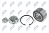 Подшипник ступицы пер. Mercedes a w169 04-, 1699810006 NTY KLPME020 (фото 2)