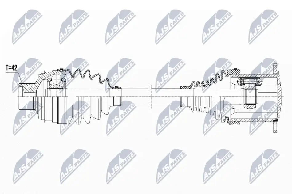 ПІВВІСЬ NTY NPW-AU-053 (фото 1)