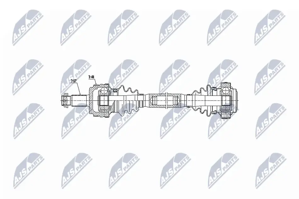 Піввісь NTY NPW-BM-036 (фото 1)