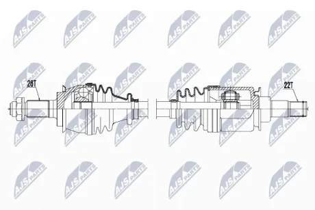 ПІВВІСЬ NTY NPW-BM-119