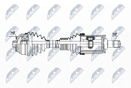 Вал привідний NTY NPW-BM-177