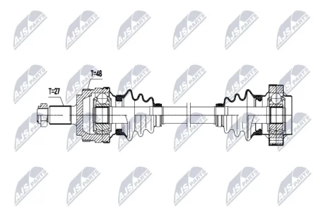 Піввісь NTY NPW-BM-199