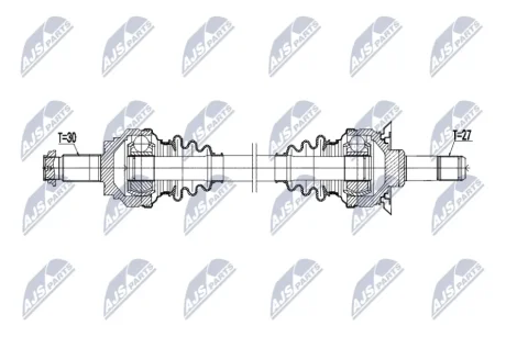 ПІВВІСЬ NTY NPW-BM-232