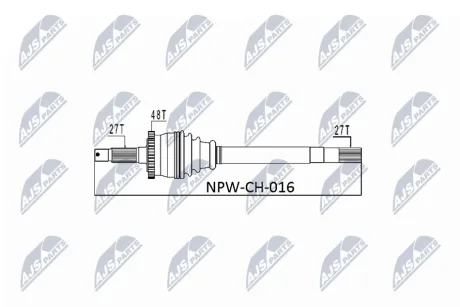 ПІВВІСЬ NTY NPW-CH-016