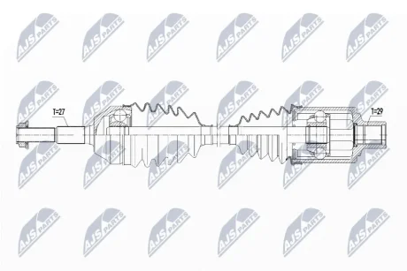 Приводний вал JEEP CHEROKEE (KJ) | CHEROKEE / LIBERTY | LIBERTY (вир-во) NTY NPW-CH-098