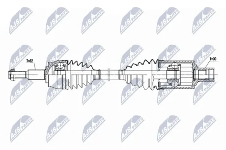 ПРИВІДНИЙ ВАЛ NTY NPW-CH-173
