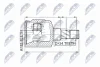 ШРУС ВНУТРІШНІЙ NTY NPW-DW-014 (фото 1)