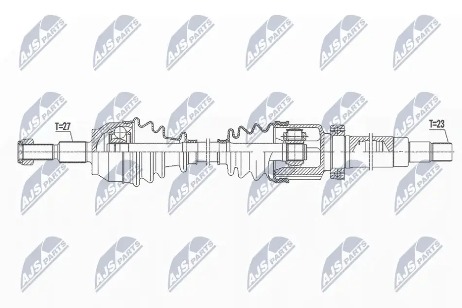 ПІВВІСЬ NTY NPW-FR-111 (фото 1)