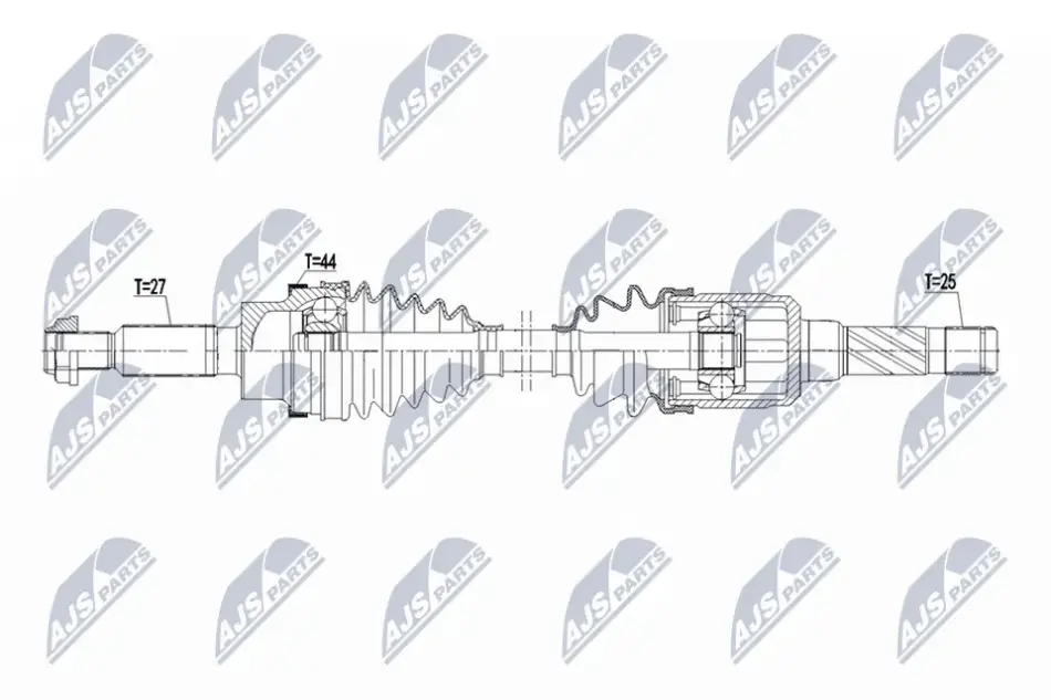 ПІВВІСЬ NTY NPW-FR-182 (фото 1)