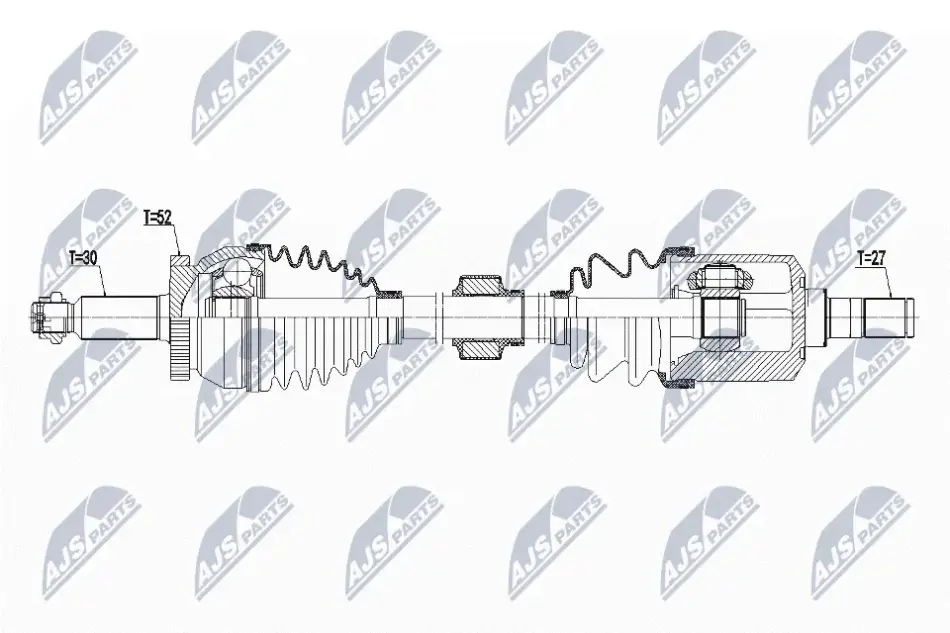 ПІВВІСЬ NTY NPW-HY-565 (фото 1)