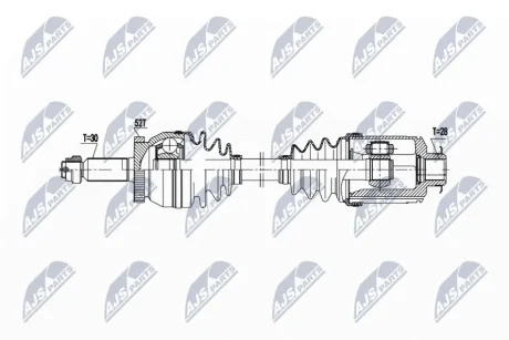 ПІВВІСЬ NTY NPW-HY-626