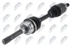 Полуось перед лев hyundai terracan 2.9crdi 01-06, 51610-h1000 NTY NPW-HY-641 (фото 2)