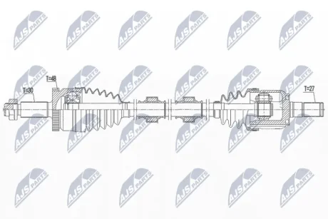 Вал привідний NTY NPW-KA-390