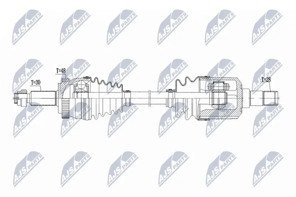 ПІВВІСЬ NTY NPW-KA-413 (фото 1)