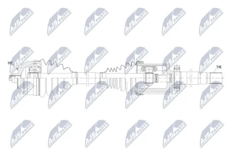 Піввісь NTY NPW-ME-172