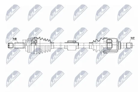 Привідний вал NTY NPW-MS-088