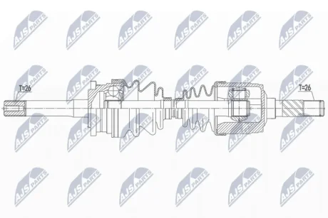 ПОЛУОСЬ NTY NPW-MZ-066