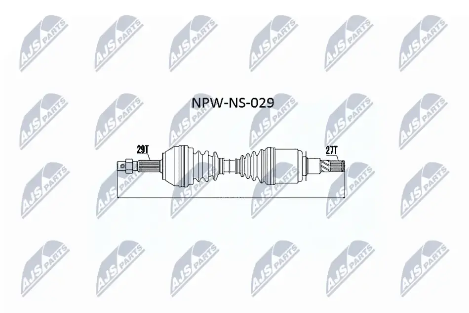 Піввісь NTY NPWNS029 (фото 1)