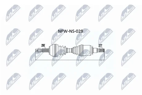 Піввісь NTY NPWNS029